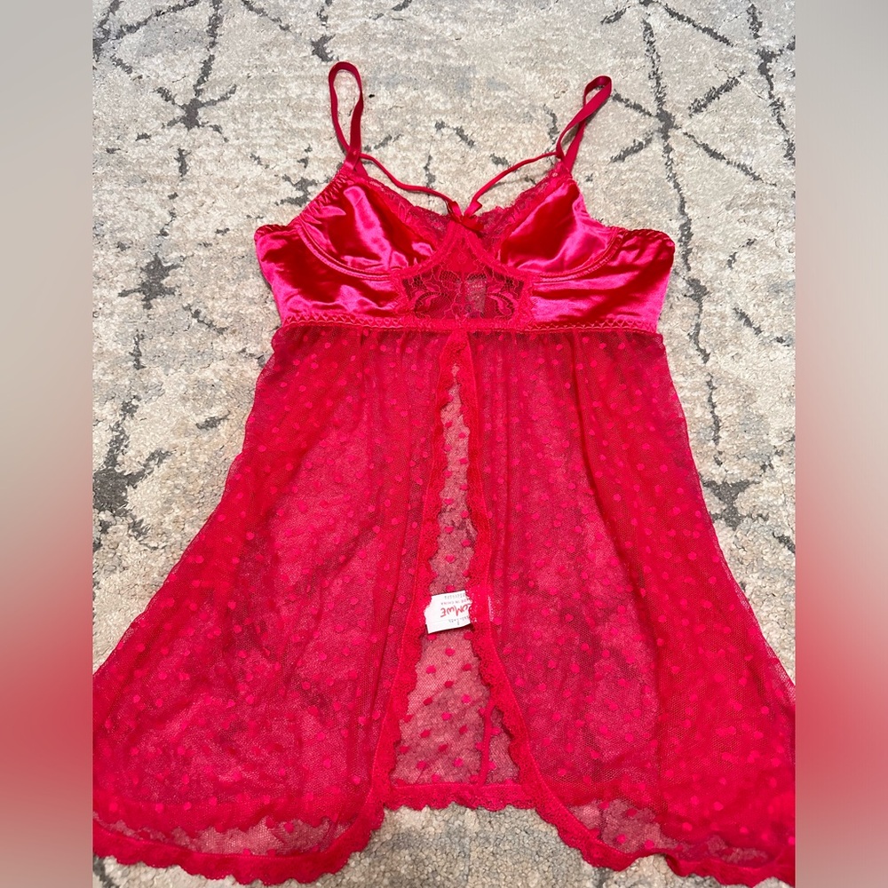 Hot pink lingerie top 💕